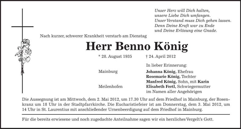 Traueranzeige  