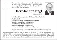 Traueranzeige  