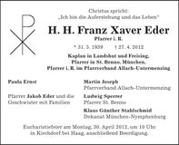 Traueranzeige  