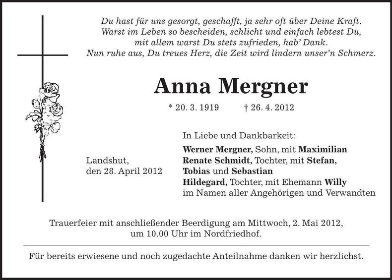 Traueranzeige  