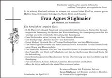 Traueranzeige  