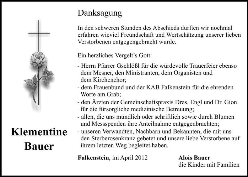 Traueranzeige  