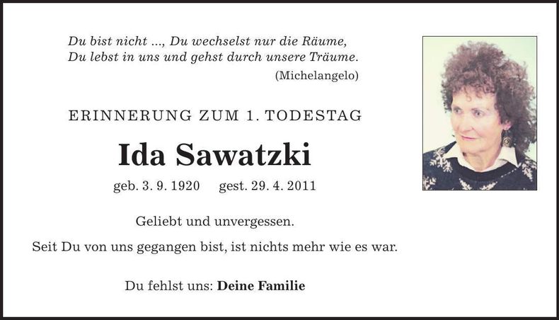 Traueranzeige  