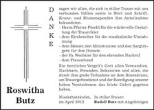 Traueranzeige  