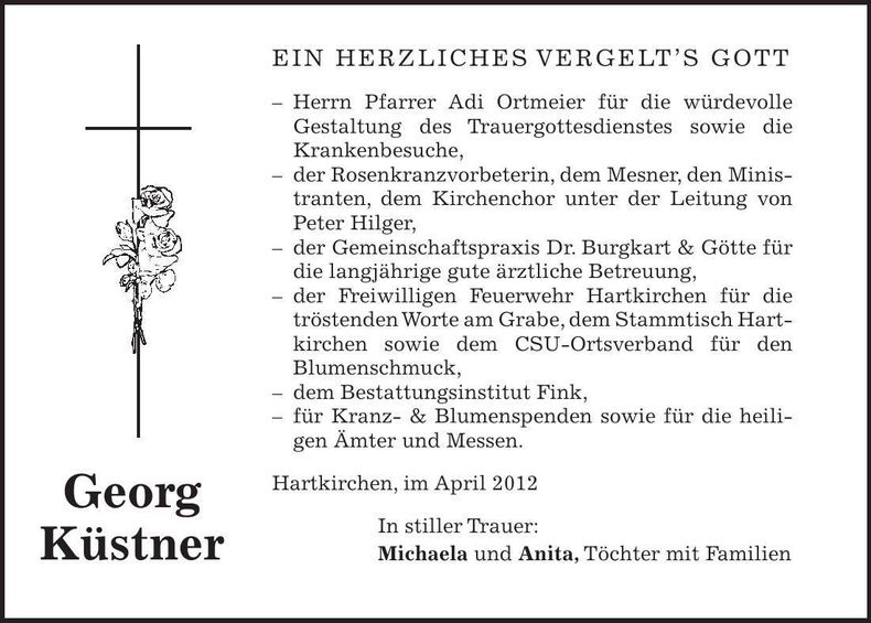 Traueranzeige  