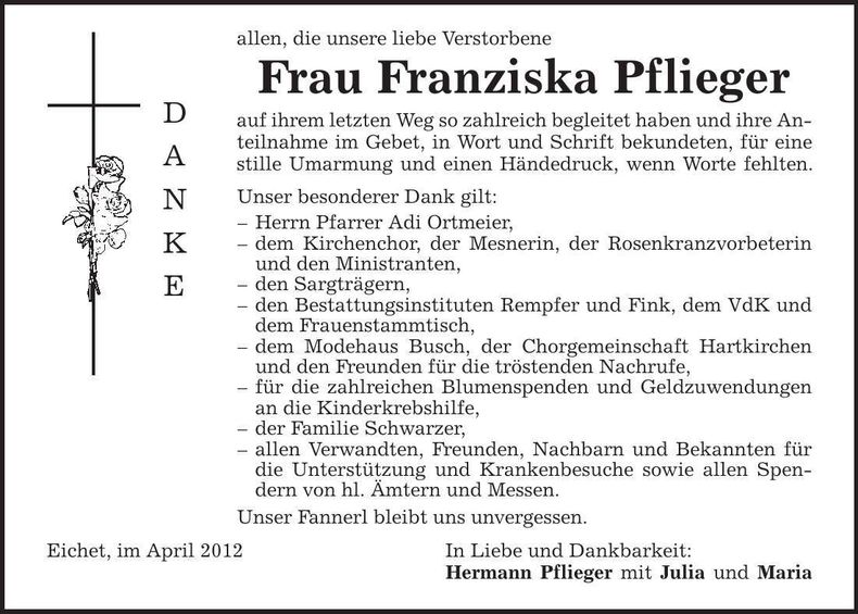 Traueranzeige  