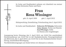 Traueranzeige  