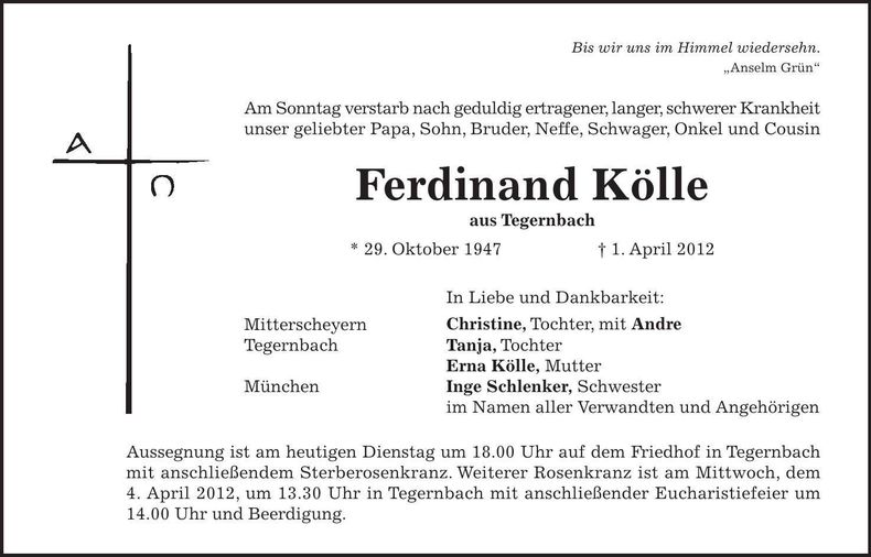 Traueranzeige  