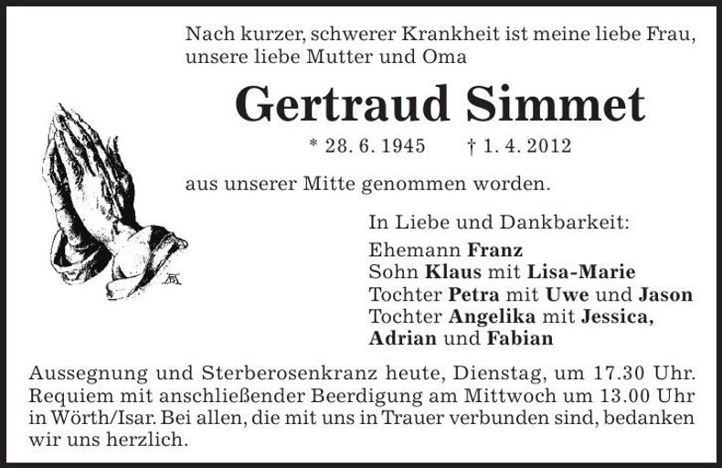 Traueranzeige  