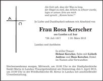 Traueranzeige  