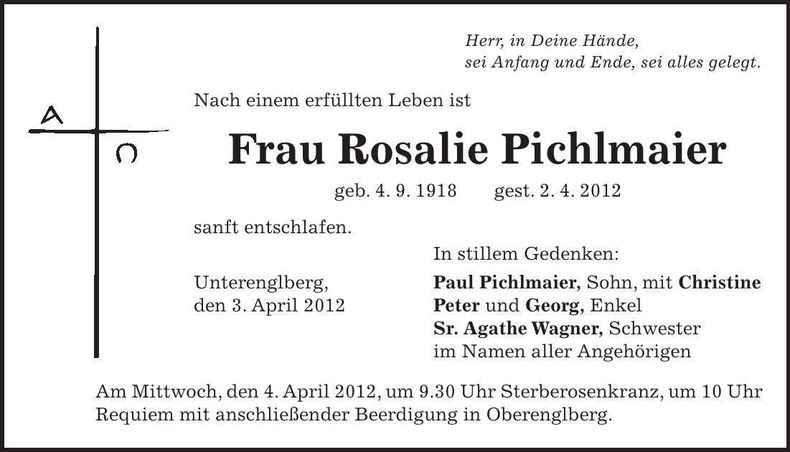 Traueranzeige  
