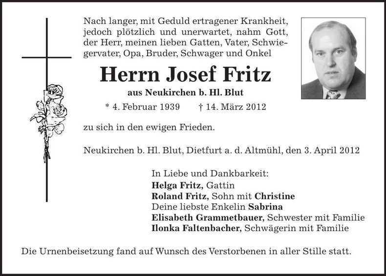 Traueranzeige  