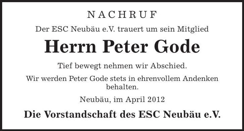 Traueranzeige  