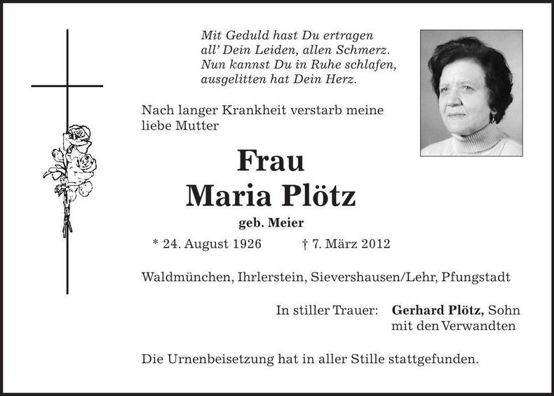 Traueranzeige  