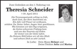 Traueranzeige  