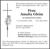 Traueranzeige  