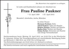 Traueranzeige  
