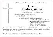 Traueranzeige  