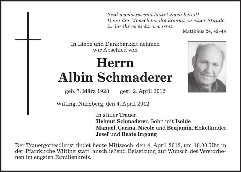 Traueranzeige  
