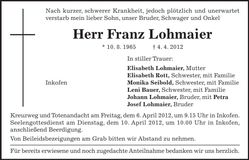 Traueranzeige  