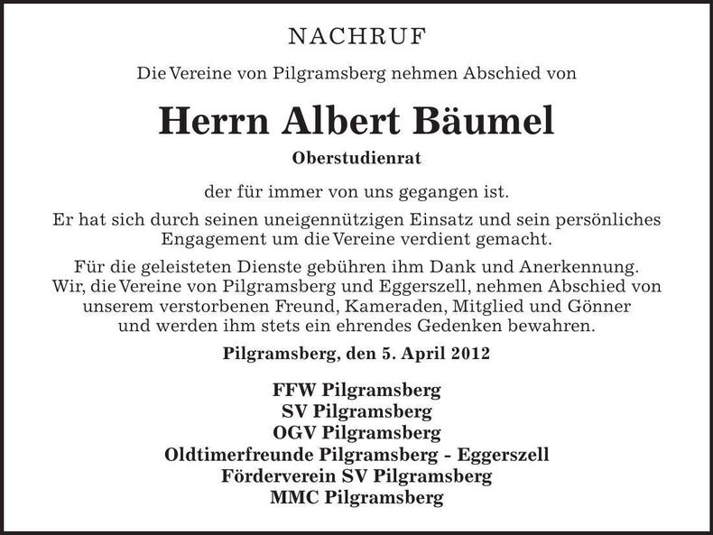 Traueranzeige  