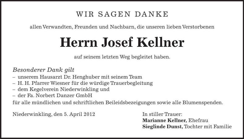Traueranzeige  