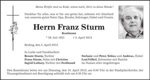 Traueranzeige  