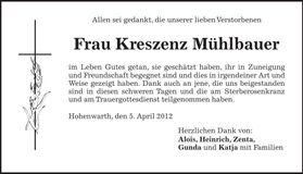 Traueranzeige  