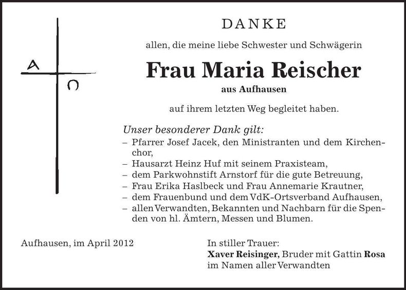 Traueranzeige  