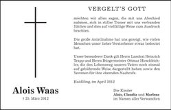 Traueranzeige  