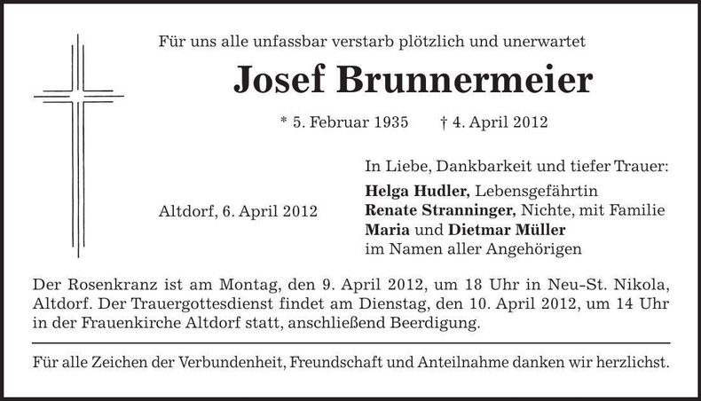 Traueranzeige  
