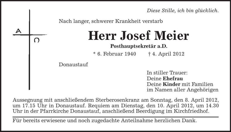 Traueranzeige  