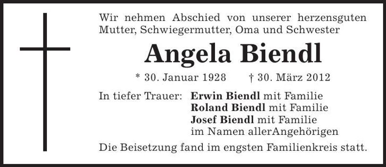Traueranzeige  