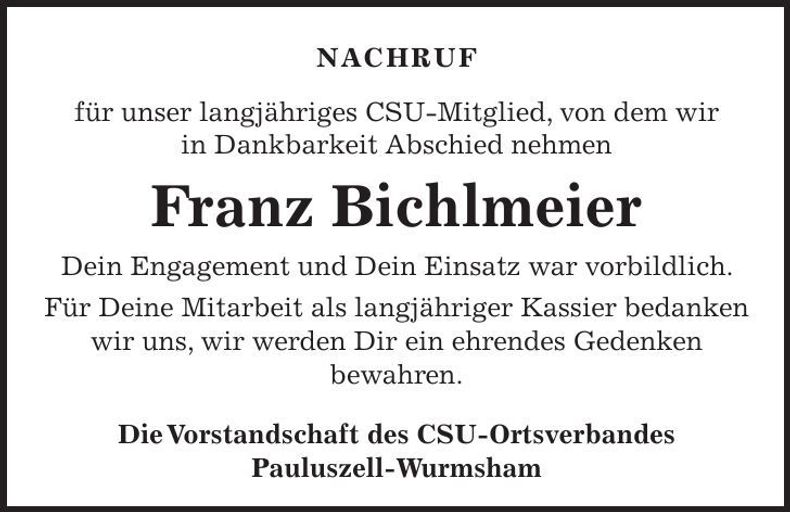 Traueranzeige  