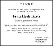 Traueranzeige  
