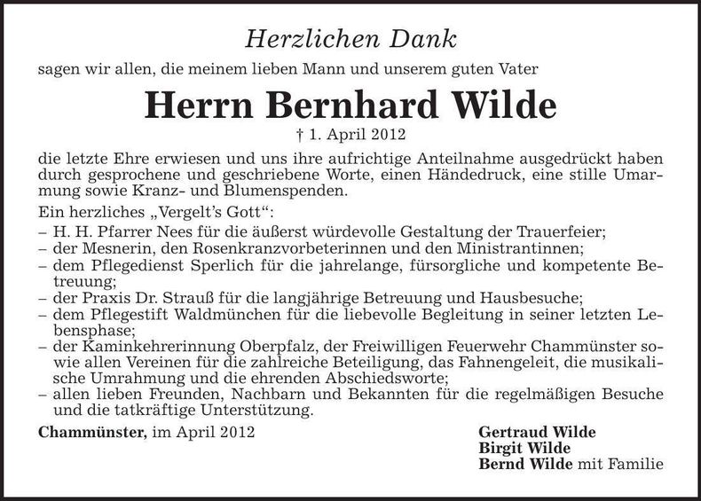 Traueranzeige  