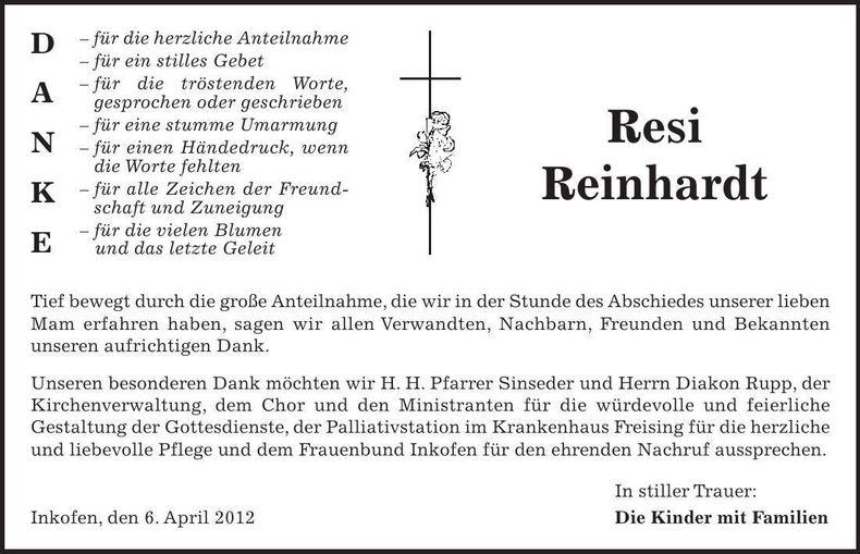Traueranzeige  
