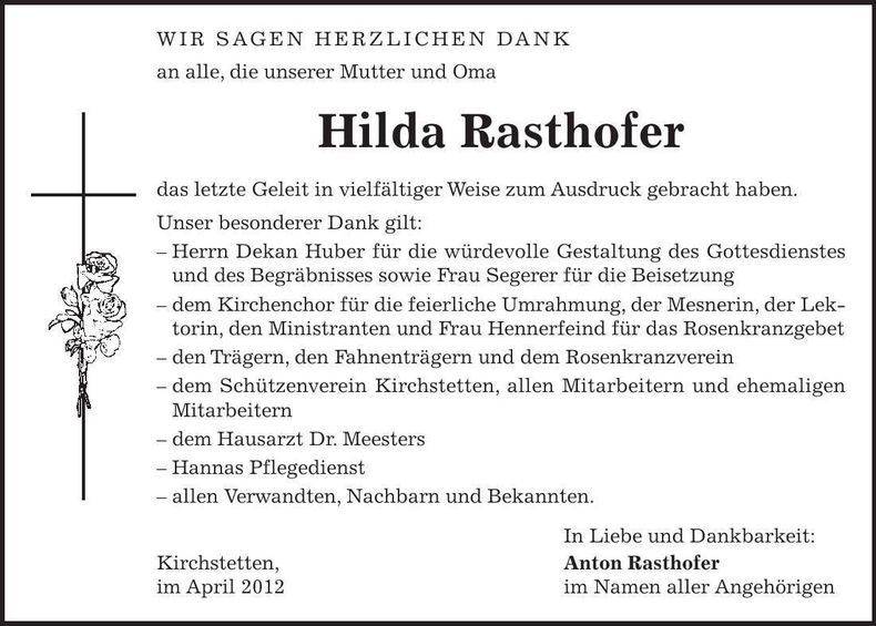 Traueranzeige  