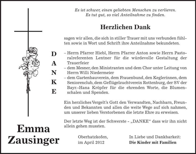 Traueranzeige  