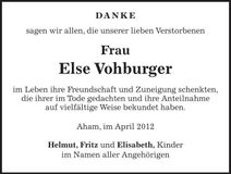 Traueranzeige  