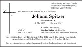 Traueranzeige  
