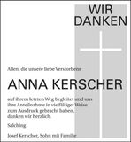 Traueranzeige  