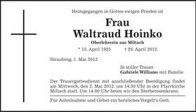 Traueranzeige  