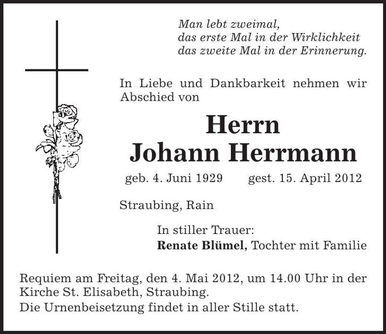 Traueranzeige  