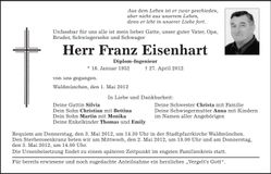 Traueranzeige  