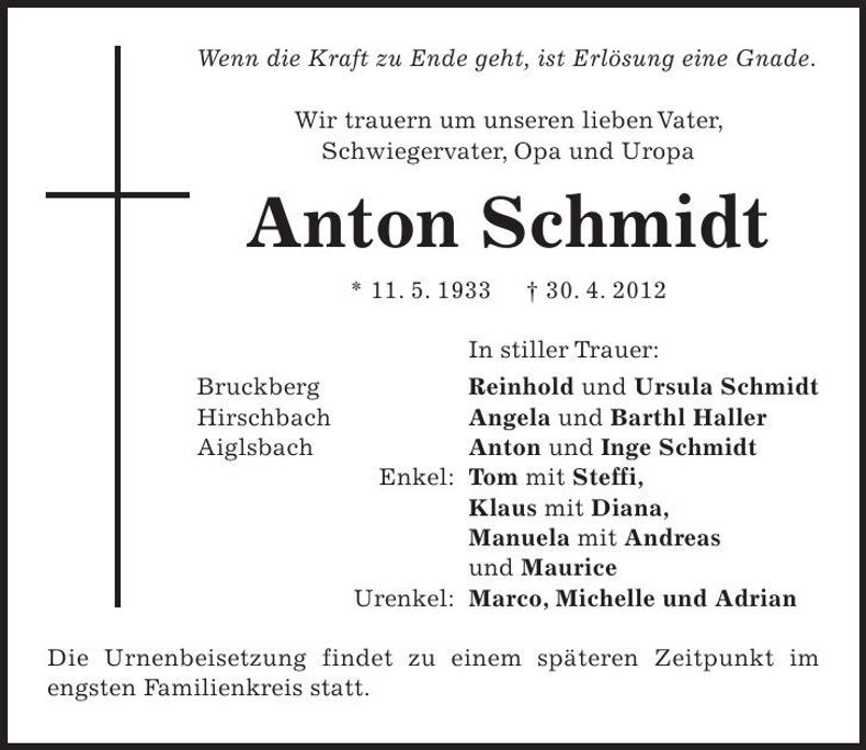 Traueranzeige  
