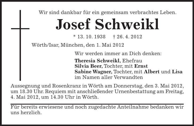 Traueranzeige  