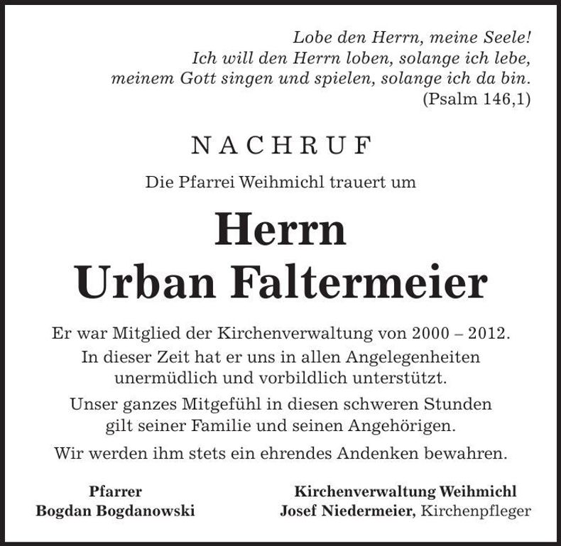 Traueranzeige  