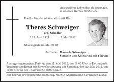 Traueranzeige  