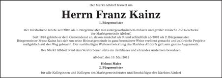 Traueranzeige  